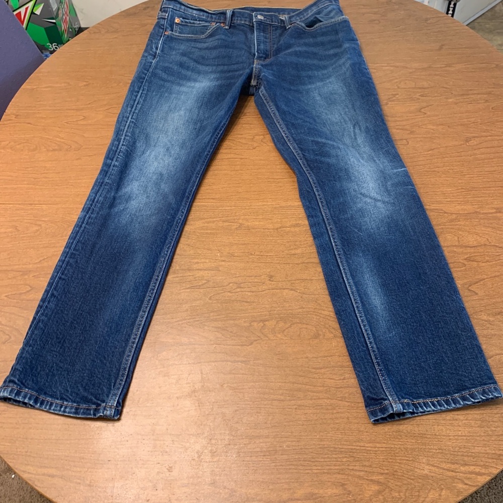 Levi's Men's Size 36x30 511 Jeans Slim Fit Stretch Blue Medium Wash Denim Casual